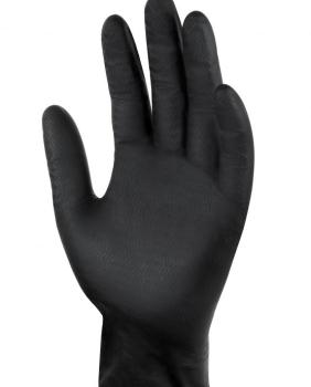 Chameleon nitrilové rukavice super grip čierne veľkosť L