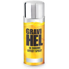 Gravihel chróm efekt strieborný 400ml