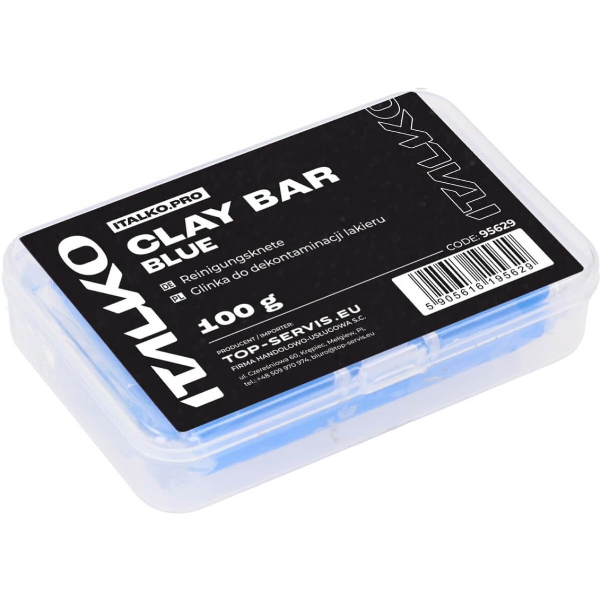 Italko clay bar hlina modrá 100g