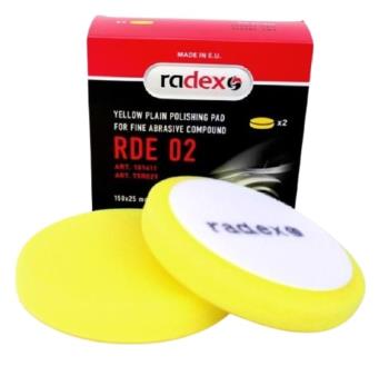 RADEX RDE02 Leštiaci kotúč žltý 150mm