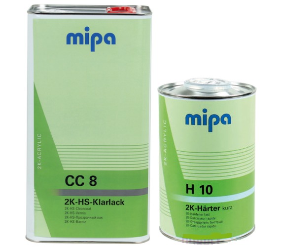 MIPA Bezfarebný lak CC8 2:1 5L + 2,5L tuž.