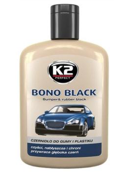 K2 Bono black obnovovač plastov čierny 200ml