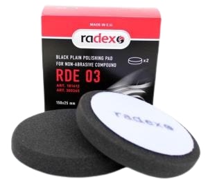 RADEX RDE03 Leštiaci kotúč čierny 150mm