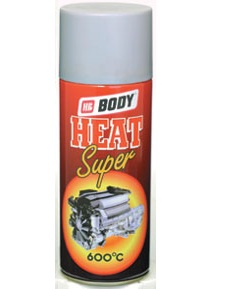HB BODY 420 super heat - Sprej na vysoké teploty strieborný matný 400ml