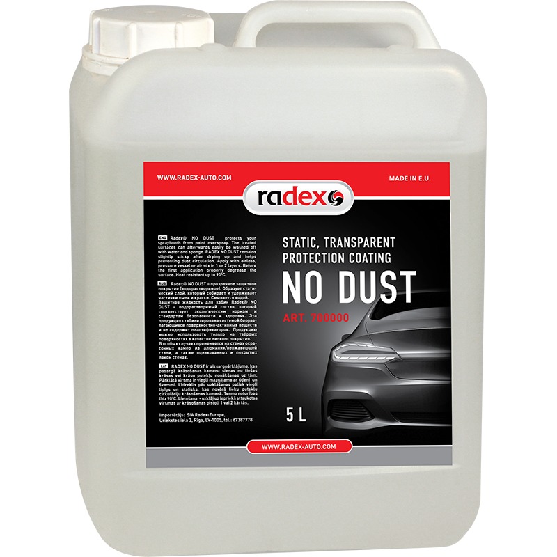 RADEX NO DUST Kvapalina na ochranu kabíny 5L