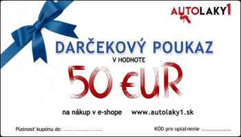 Darčekový poukaz 50€