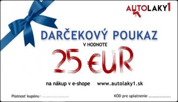 Darčekový poukaz 25€